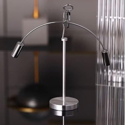 Steel Balance Toy Kinetic Art Table Balancing Decorations Physics Toy Home Office Toys Kinetic Desk Toys FN04