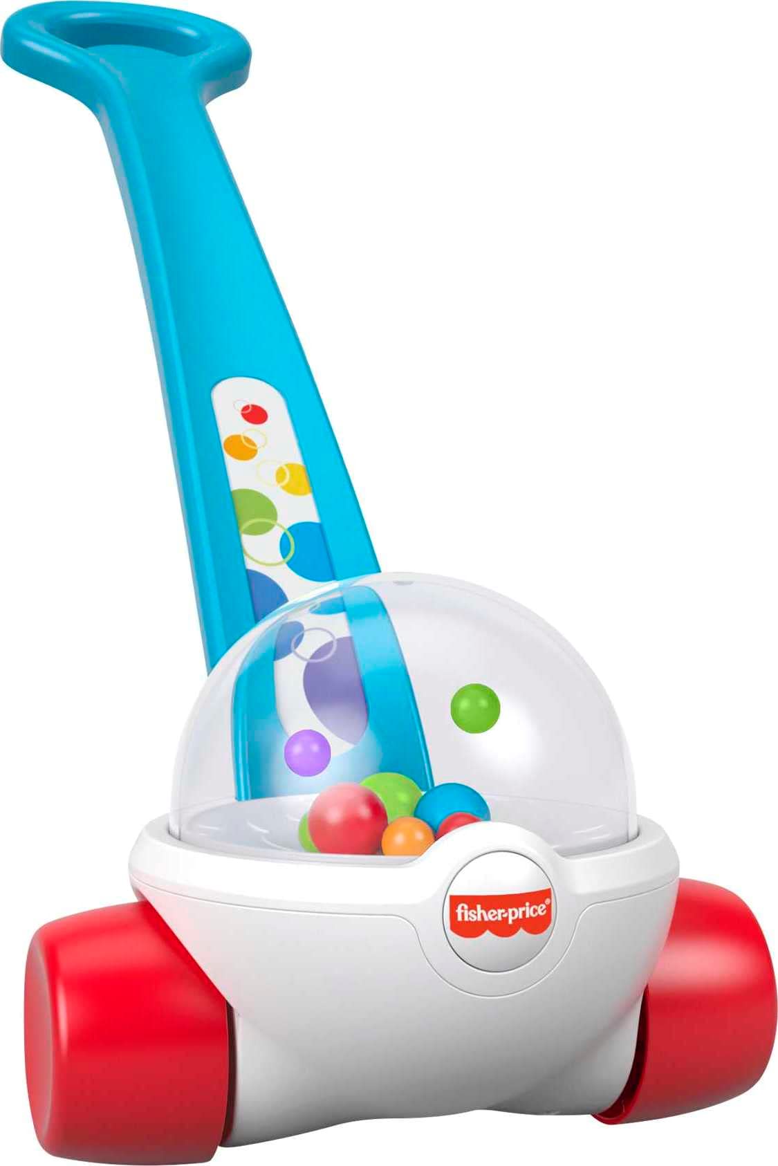 Fisher-Price Corn Popper, Blue Push-Along Toy