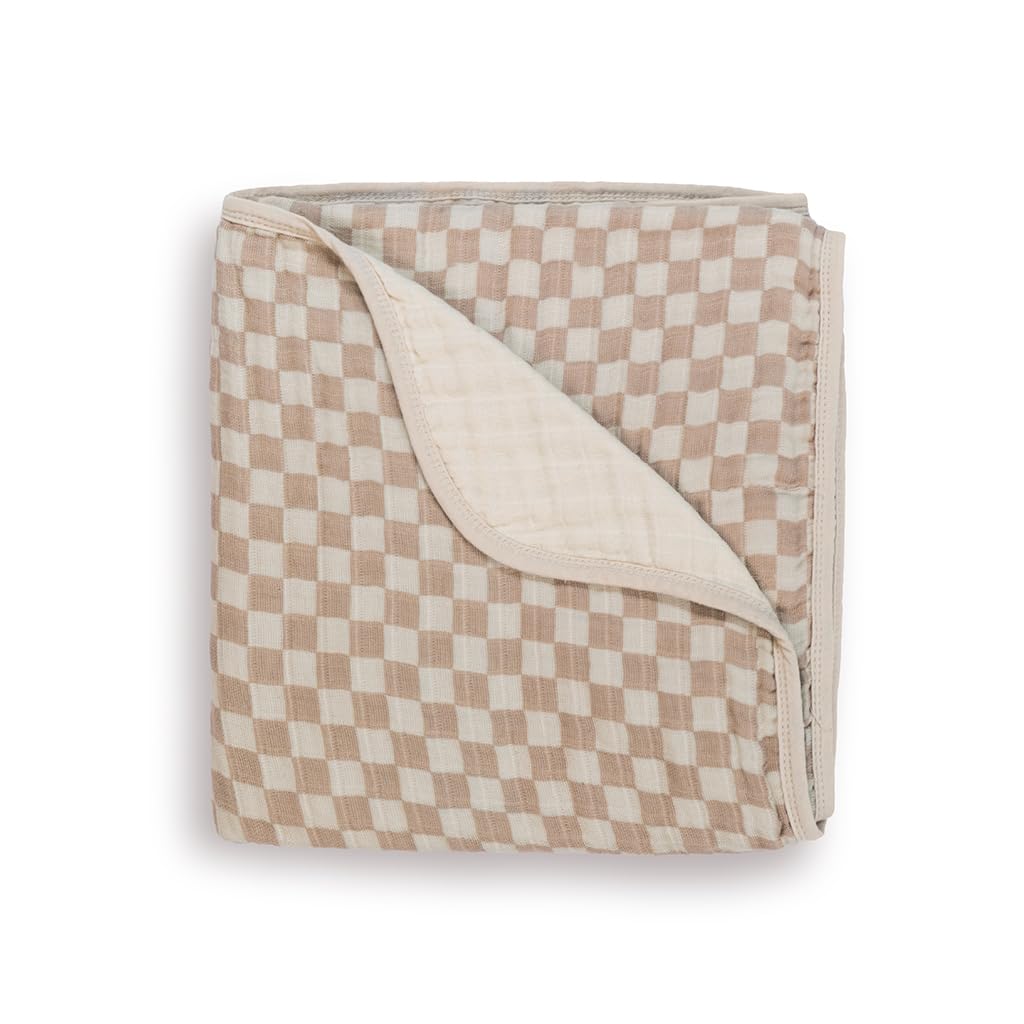 Itzy Ritzy Baby Blanket – Soft Cotton Muslin Multi-Use Blanket - Can Be Used as a Tummy Time Mat