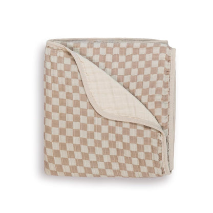 Itzy Ritzy Baby Blanket – Soft Cotton Muslin Multi-Use Blanket - Can Be Used as a Tummy Time Mat