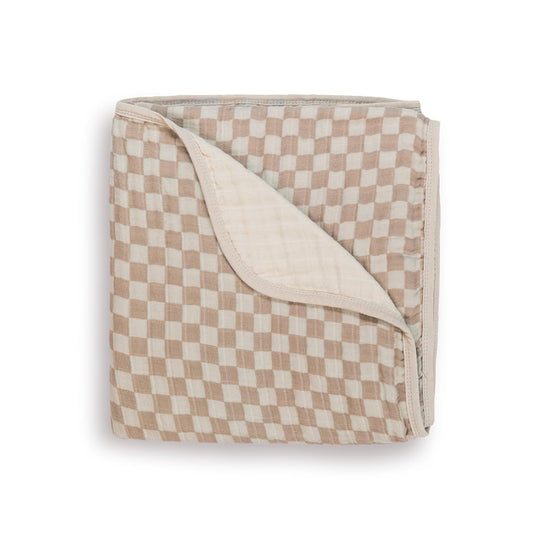 Itzy Ritzy Baby Blanket – Soft Cotton Muslin Multi-Use Blanket - Can Be Used as a Tummy Time Mat