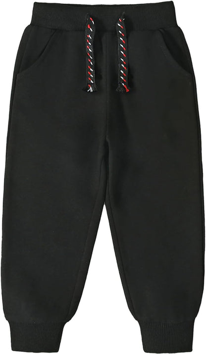 Bumeex Baby and Toddler Boys' 2-Pack Pull on French Terry Pants 1-7Y
