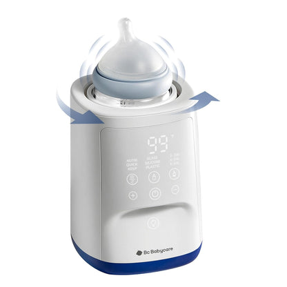 Bc Babycare Bottle Warmer,10-in-1 Fast Baby Milk Warmer with Smart Temperature Control, Rotating