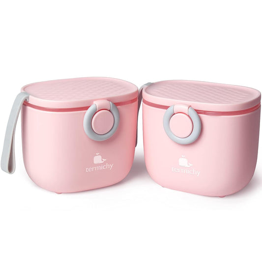Termichy Baby Formula Dispenser, Portable Milk Powder Dispenser Container with Carry Handle and