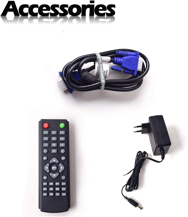 CCTV Monitor, 12 inch LCD Security Monitor HDMI VGA AV & BNC 4:3 HD Computer Display LCD Screen with 2 Built-in Speakers USB Drive Player for Home/Store Surveillance Camera STB PC ﻿