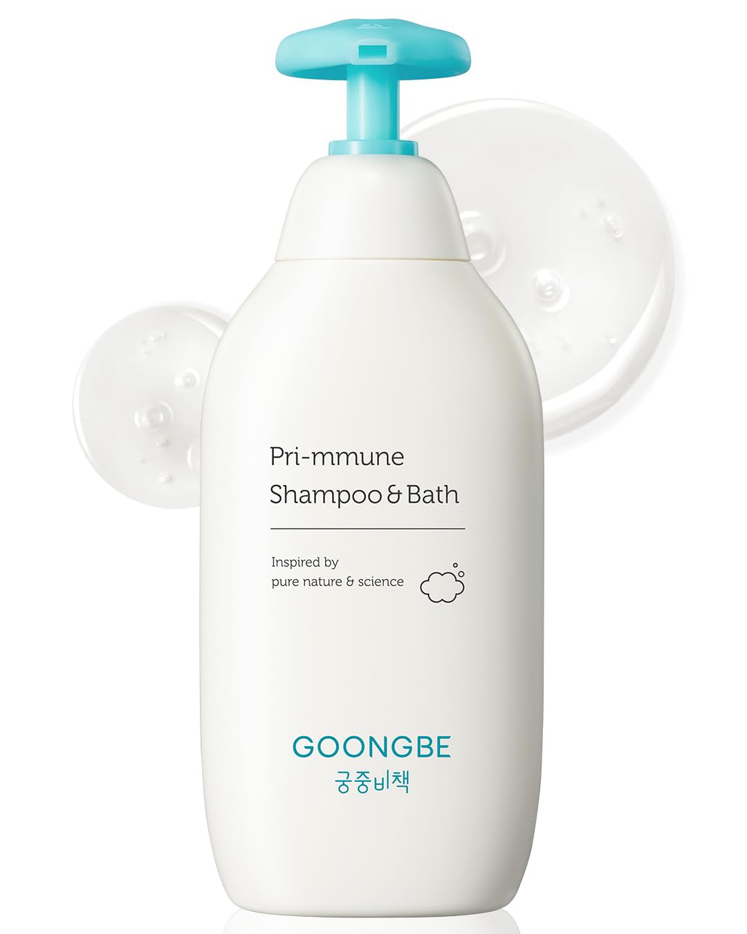 Pri-mmune Shampoo & Bath - Korean Baby Wash - Hypoallergenic Head to Toe Cleanser - Paraben-Free