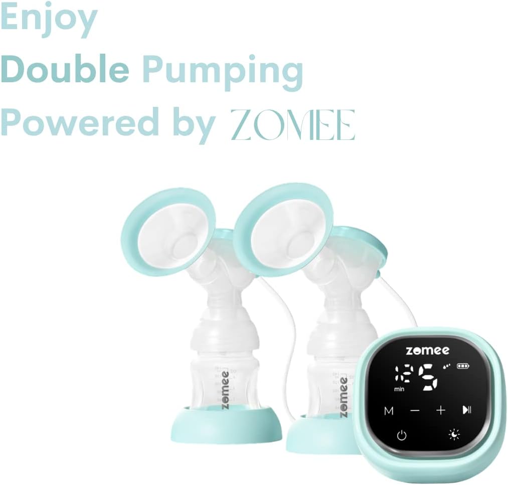 Zomee Air Tubes & Connectors for Z2 Breast Pump(2-Pack 80 CM) Durable & BPA-Free Replacement Tubing