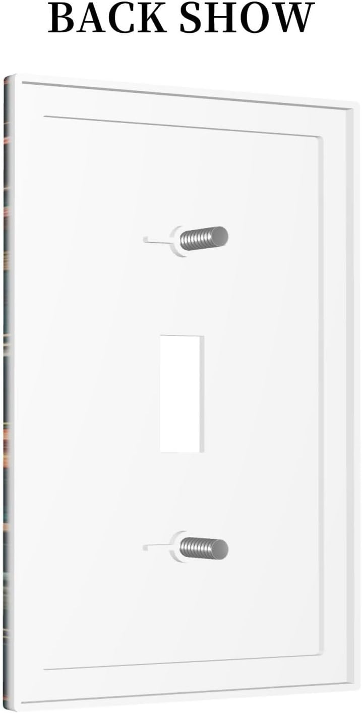 Decorative Light Switch Cover Baroque Vintage Peony Flower Floral 1 Gang Single Toggle Device Electrical Faceplate Switchplates Decorator Outlet Wall Plate for Bedroom Farmhouse Decor