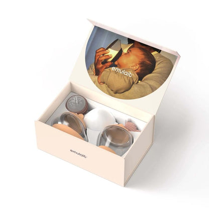 Baby Bottle Starter Kit Includes 2 Bottles 2 Nipples 2 Caps 2 Lids 2 Responsive Flow Valves
