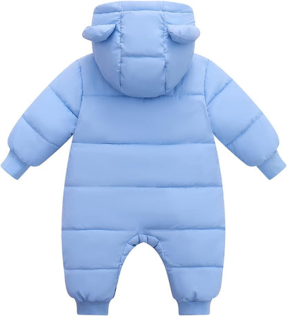 Cute Baby Boys Snowsuit New Born baby girls Winter Coat Toddler Clothes