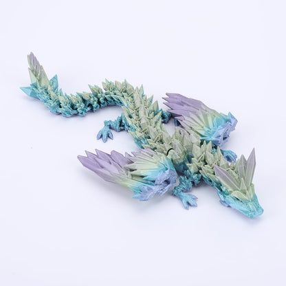 Cessfle 3D Printed Dragon in Egg, Fly Dragon Egggs with Dragon Inside Full Articulated Dragon Egggs for House of Dragon Crystal Fidget Dragon Egg Toys, Home Office Decor Executive Desk Toy