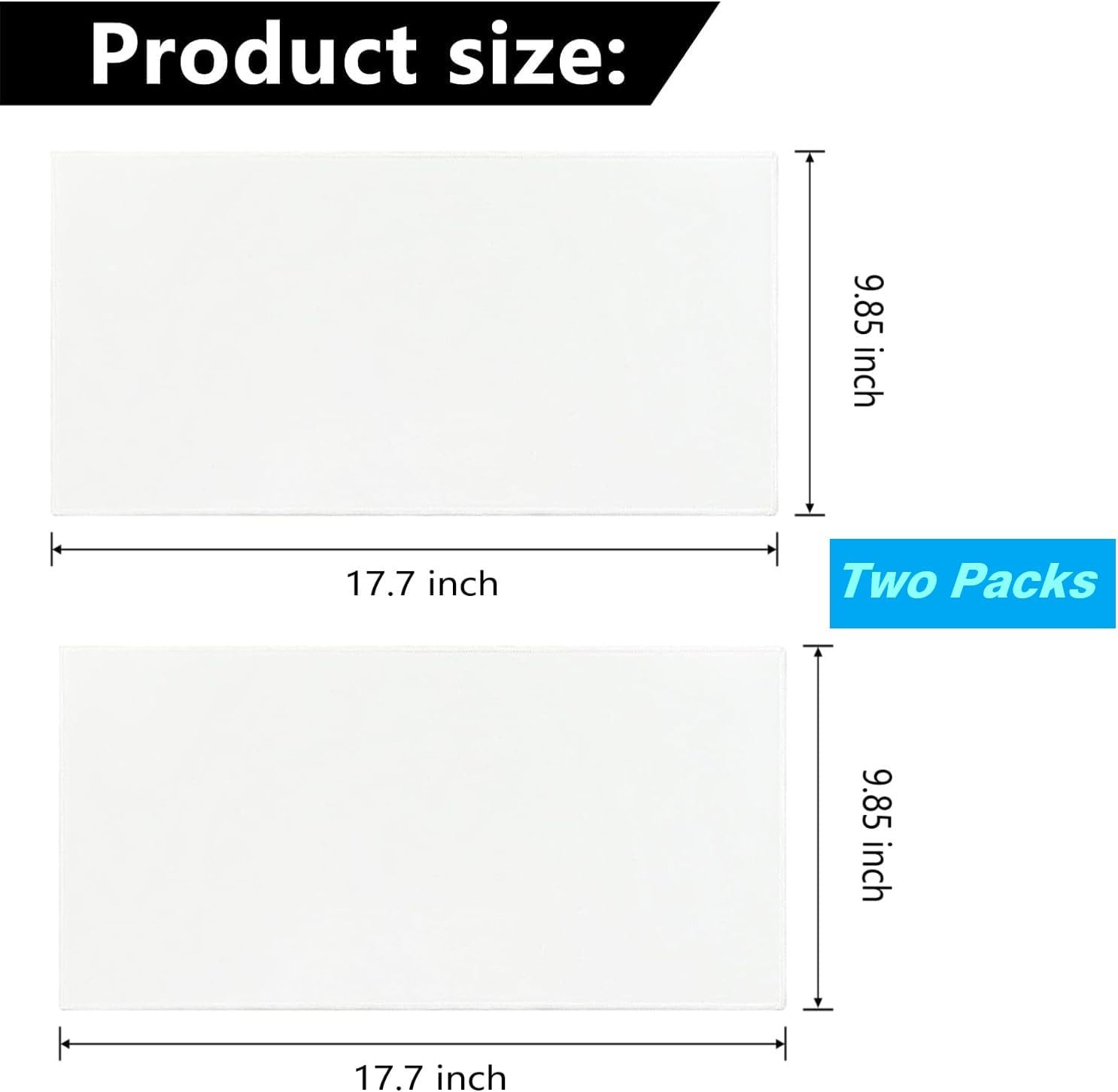2 Pcs Organic Cotton Flannel for Castor Oil Pack Wrap, Reusable Castor Oil Compress for Liver