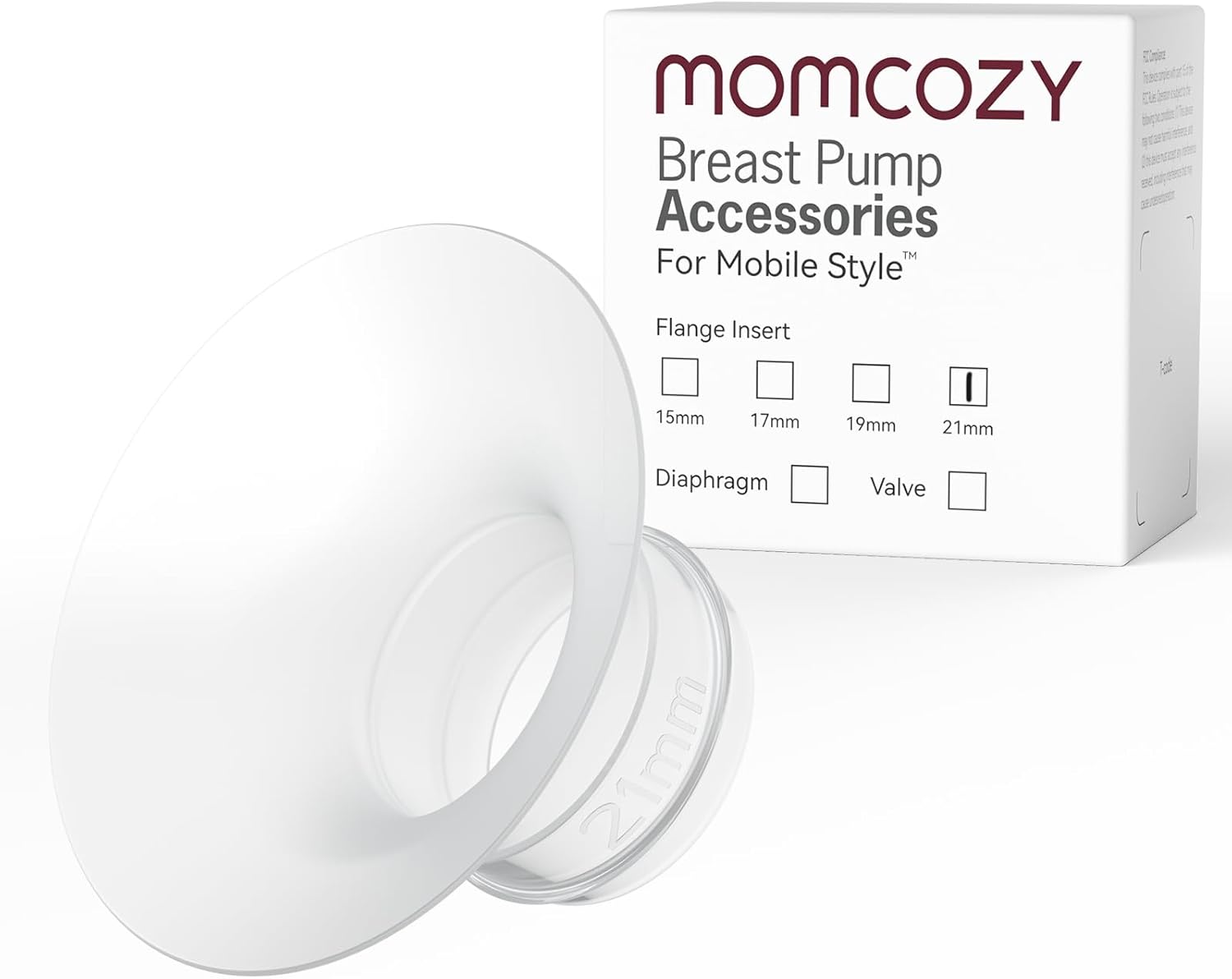 Momcozy Mobile Style | M6 21 mm Flange Insert, Original Mobile Style | M6 Breast Pump Replacement