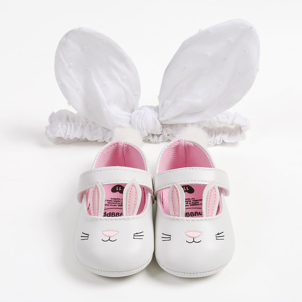 Baby Shoes Mary Jane Flats Non Slip Soft Sole Infant Toddler Sneakers First Walkers Party Christmas Dress Shoes