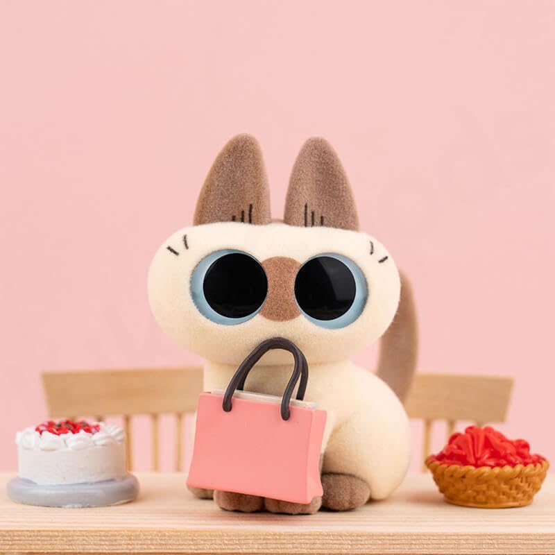 Nobeko Azukican Azukisan Cat Daily Life Series2 Blind Box Figures 1PC Random Art Cute Collectibles Birthday Gift