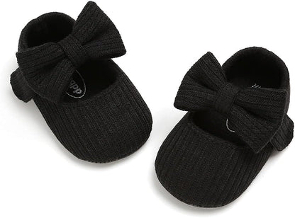 Baby Shoes Mary Jane Flats Non Slip Soft Sole Infant Toddler Sneakers First Walkers Party Christmas Dress Shoes