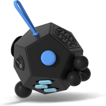 Fidget Dodecagon –12 Side Fidget Toy Cube Relieves Stress and Anxiety Anti Depression Cube for Children and Adults with ADHD ADD OCD Autism