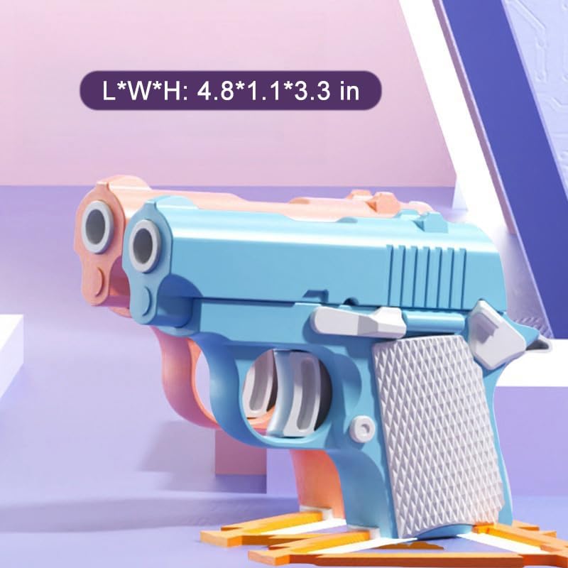 2024 New 1911 Model Radish Fun and Safe Toys,Fidget Toys Suitable for Relieving ADHD and Anxiety,Stress Relief Funny Toys for Adults,The Fun Gift for Adults and Kids (Pink&Blue / 2 PCS Pack)