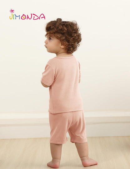 Jimonda Baby Boys Girls Pajama Sets Toddler Sleepwear Cool Jammies 2pcs Viscose from Bamboo PJs 18M-8Y