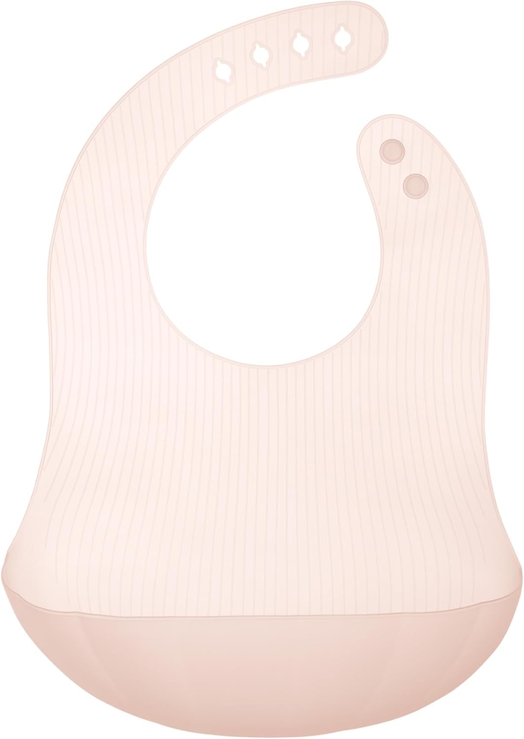 Olababy Fold N Go Silicone Baby Bib w Travel Case | Lightweight Design Eases Pressure Bruising for