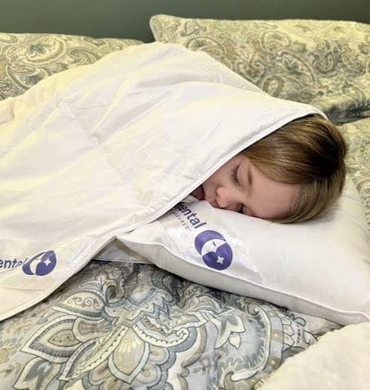 Continental Bedding Child-Down, 13x18 Soft Pillow, White