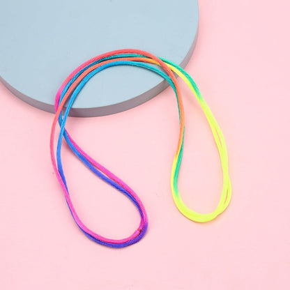 1 Set Colored Rope Finger Rope Toys Kids Toys Hand Game Toys Cats Cradle Hand Game Rope Kids Playthings Cradle Rope Game Finger Traps for Kids Finger Playthings Party Supplies