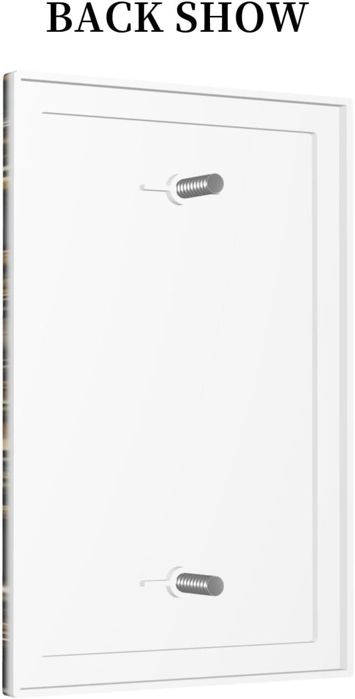 Decorative Switch Covers Plate Rococo Vintage Black Golden Leaf Morris Vine 1 Gang No Device Single Blank Outlet Covers Wall Plate Cover Light Switch Plate Faceplate for Home Decor