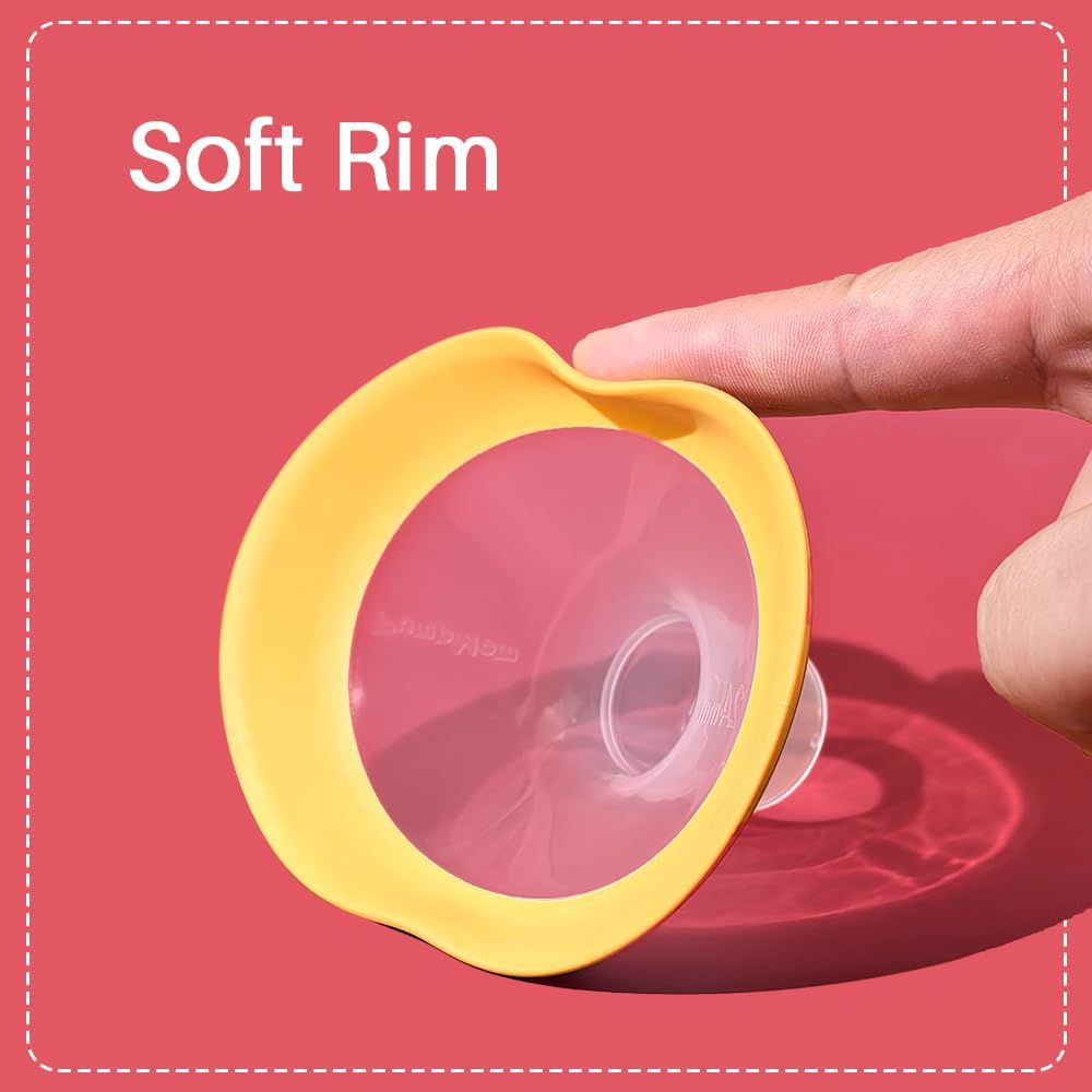 17mm Oval Flanges Shields Compatible with Medela Pumps, Replacement Parts for Pump in Style