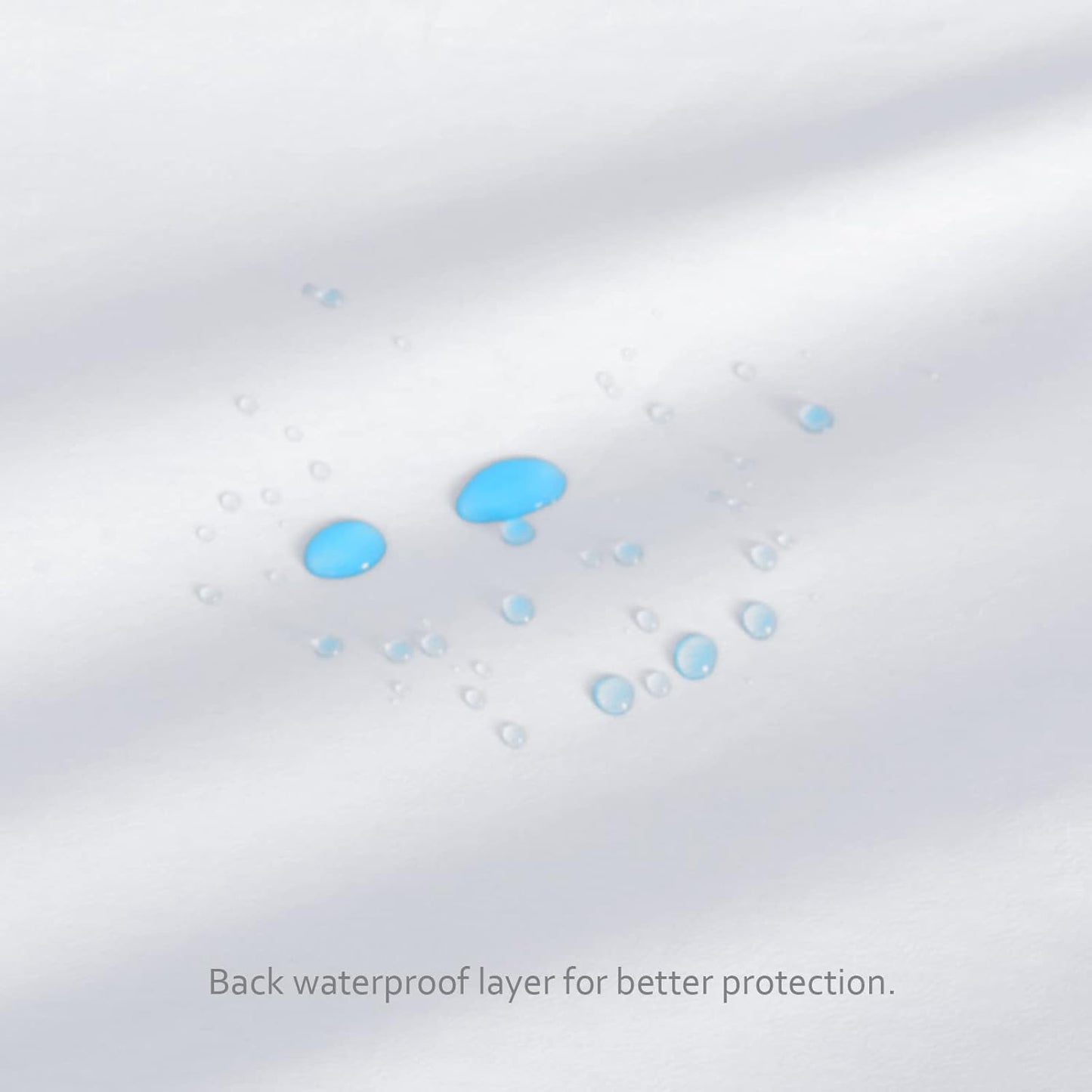 Crib Sheets Waterproof 2 Pack, Crib Mattress Protector, Toddler Fitted Crib Sheet Neutral, Ultra Soft & Breathable Toddler Bed Sheets for Boys and Girls, White