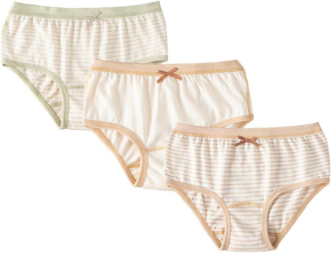 GZMM Girls Underwear Organic Cotton Panties Toddler Kids Briefs
