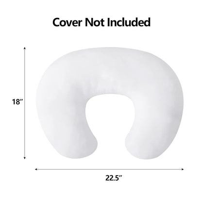 Little Grape Land Nursing Pillow for Breastfeeding, Bare Naked Breast Feeding Pillows for Mom, Bottle Feeding & Tummy Time, Breastfeeding Pillows, Naked Nursing Support Only (Naked Pillow)