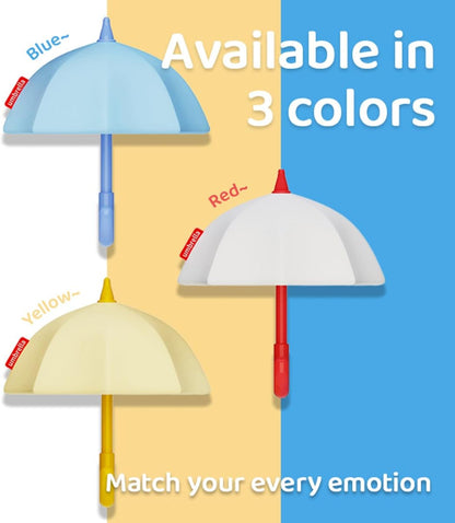 Umbrella Night Light for Kids,Light-Up Magnetic Fridge Lamp, Rechargeable Silicone Lamp for Baby Nursery,3 Levels Dimmable 30 minute timer,Squishy Bedside Night Lamp for Bedroom Kitchen