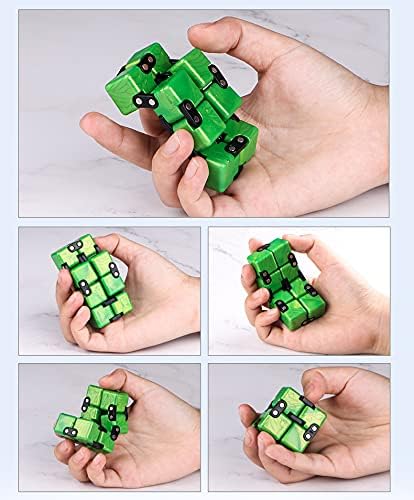 Magic Crazy Cube Stress & Anxiety Relief Toy Killing Time Fidget Toy for Kids Adults ADD ADHD