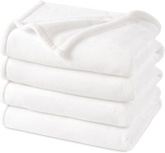 PHF Ultra Soft Fleece Blanket Twin Size, No Shed No Pilling Luxury Plush Cozy 300GSM Lightweight