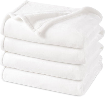 PHF Ultra Soft Fleece Blanket Queen Size, No Shed No Pilling Luxury Plush Cozy 300GSM Lightweight