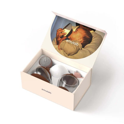 Baby Bottle Starter Kit Includes 2 Bottles 2 Nipples 2 Caps 2 Lids 2 Responsive Flow Valves