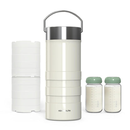 22oz Breast Milk Cooler for Work and Travel, 24 Hours All-Day Cooling, Large Capacity Portable