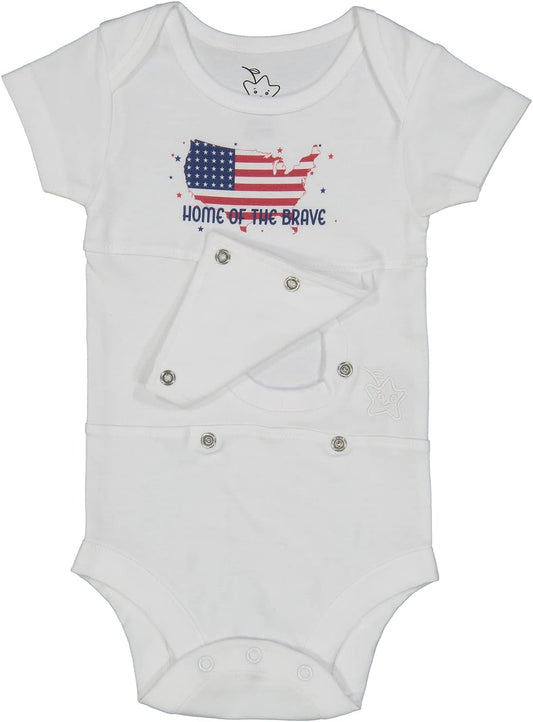 Feeding Tube Undershirt Onesie for Babies, Toddlers and Children