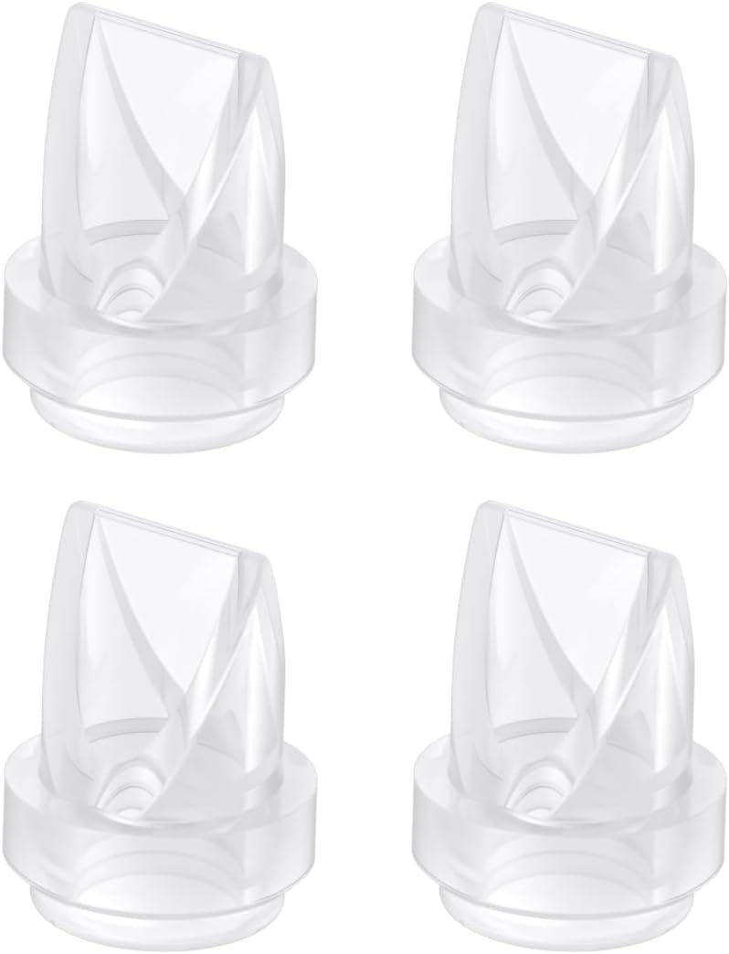 eufy Original Duckbill Valves (4-Pack) for Wearable Breast Pump E10/E20/S1/S1 Pro, Leak-Proof and