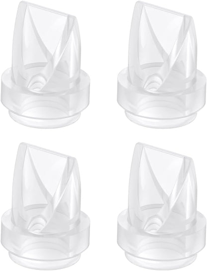 eufy Original Duckbill Valves (4-Pack) for Wearable Breast Pump E10/E20/S1/S1 Pro, Leak-Proof and