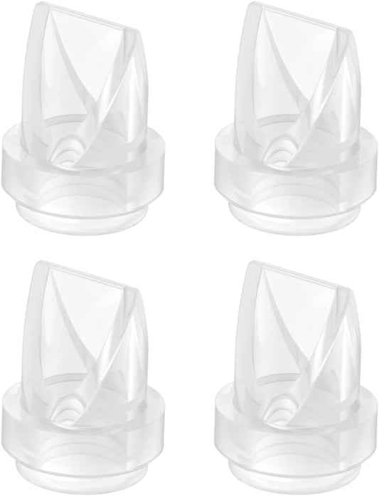 eufy Original Duckbill Valves (4-Pack) for Wearable Breast Pump E10/E20/S1/S1 Pro, Leak-Proof and