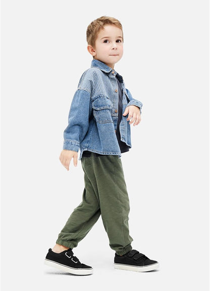 Toddler Boy 3 Pack Long Bloomers Baby Soft Cotton Basic Sweatpants Kids Summer Fall Solid Casual Jogger Pants