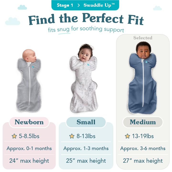 Love to Dream Organic Swaddle, Baby Sleep Sack, Swaddle Up Self-Soothing Swaddles for Newborns, Get
