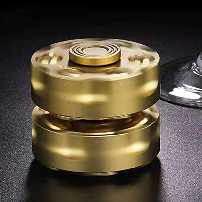 Cool Alloy Fidget Spinner Metal Toy for Kids Adults, Fidget Cube Chain Toys Small Sensory Gadget Finger Hand Spinner Focus Desk Spining Top Toy Party Favors Prizes Goody Bag Fillers Novelty Gift