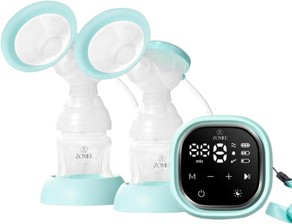 Zomee Z2 Double Electric Breast Pump – with Expression, Massage, and 2-Phase Modes - Hospital Grade