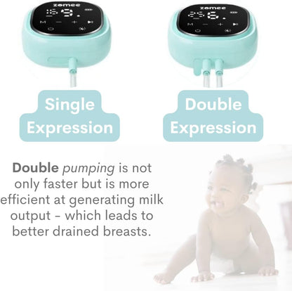 Zomee Air Tubes & Connectors for Z2 Breast Pump(2-Pack 80 CM) Durable & BPA-Free Replacement Tubing