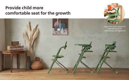 Unilove Grow with Me 2-in-1 Baby High Chair – Adjustable Toddler Chair with Baby Set, Removable