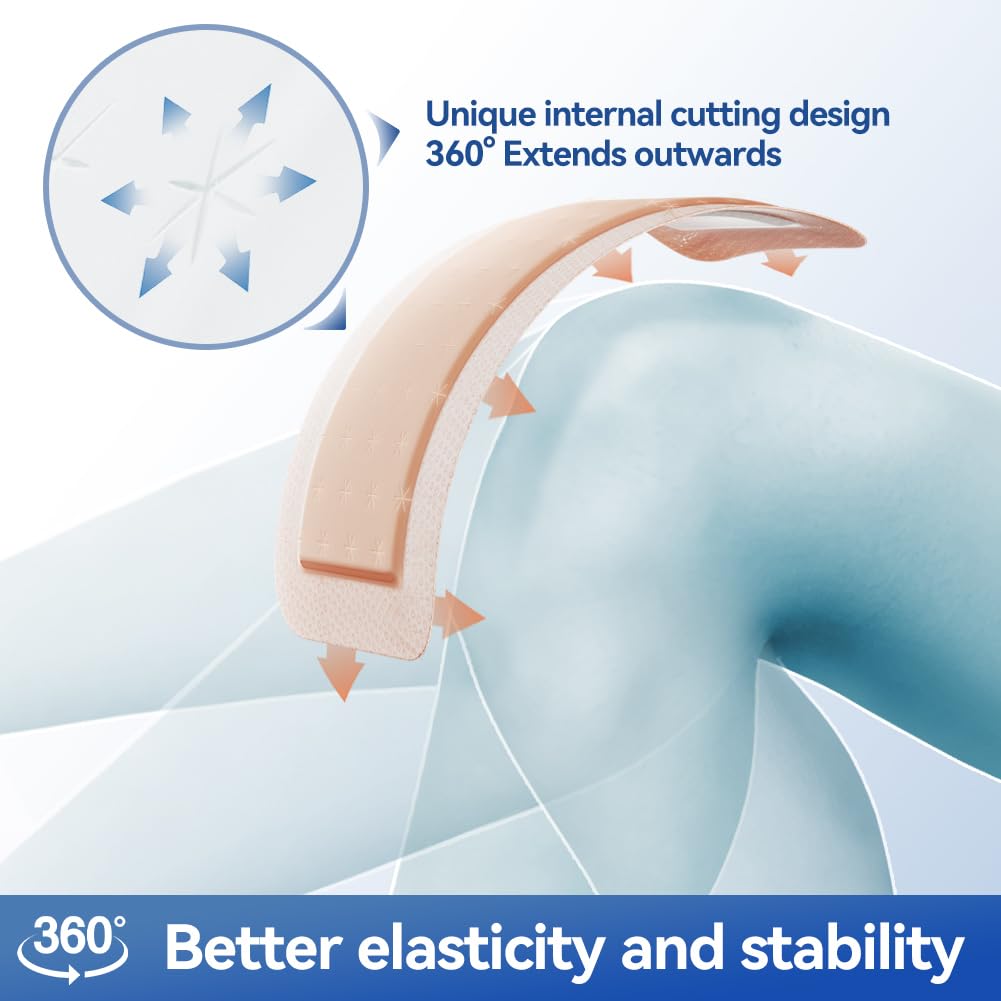 Dimora Silicone Ultra Absorbent Dressing Pads - Adhesive Wound Bandage with Gentle Border