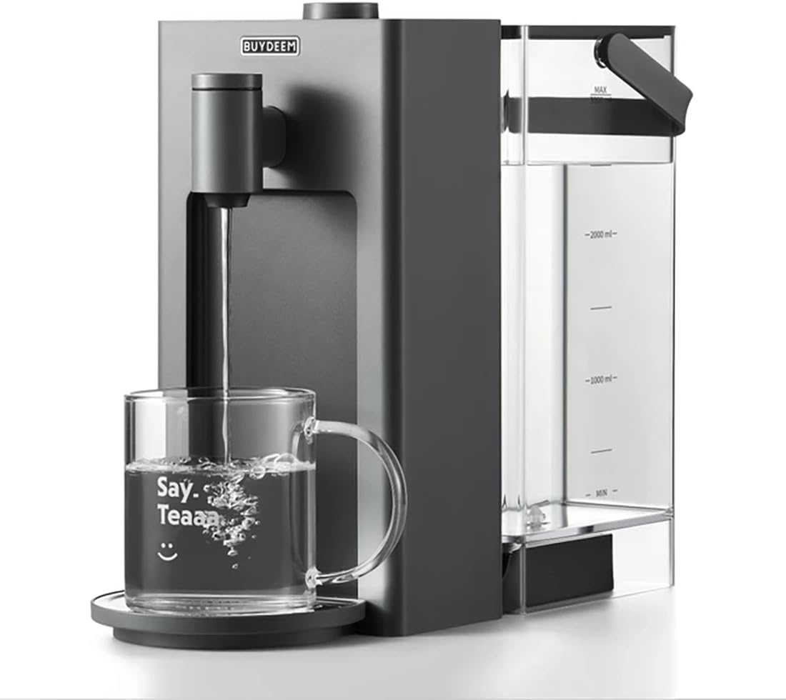 BUYDEEM S9023 Instant Hot Water Dispenser, Countertop Water Boiler & Warmer for Tea, Coffee and
