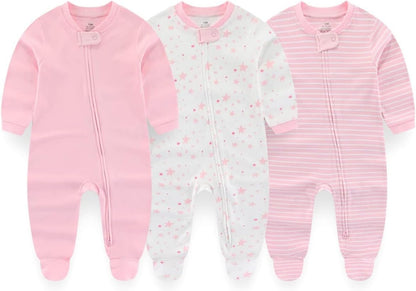 Newborn Layette Gift Set 27-Piece Baby Girl Clothes Bodysuits, Pants Essentials and Accessories 0-12Months
